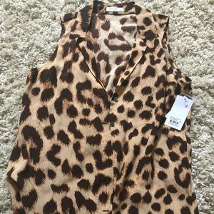 NWT Equipment Femme sleeveless shirt